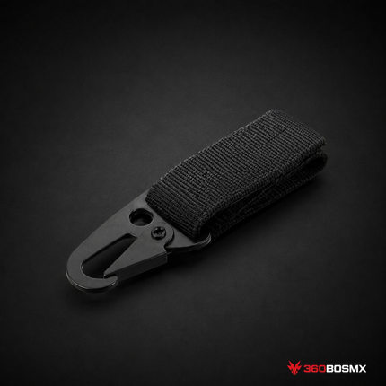Gancho con Correa para Sistema MOLLE GJY03 – Negro