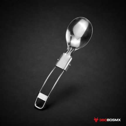 Cuchara Plegable de Acero Inoxidable para Campismo PJ496