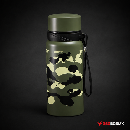 Termo de camping SH007 verde camuflaje