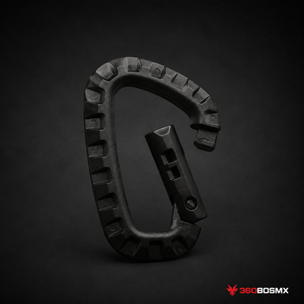 Mosquetón Táctico para Arnés MOLLE GJP WZSLK – Negro