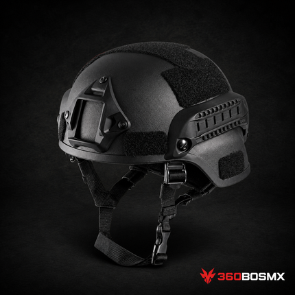 Casco Táctico con Rieles y Base GoPro GJP2000 – Negro