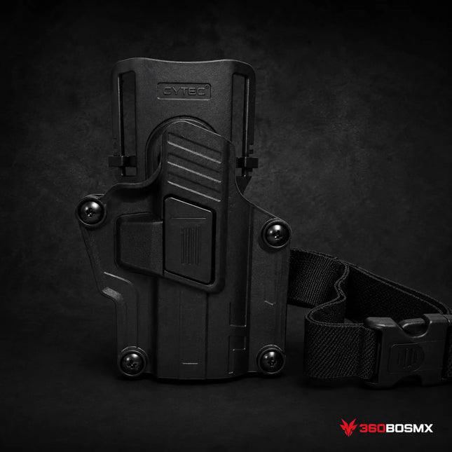 Funda Universal Cytac Segunda Generación con Piernera de 3 Pasos – Negro MP