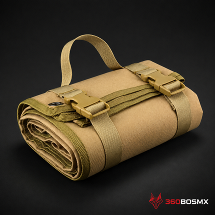Tapete Tiro Profesional Plegable IMPERMEABLE C/Asa sistema MOLLE G1017 – Kaqui