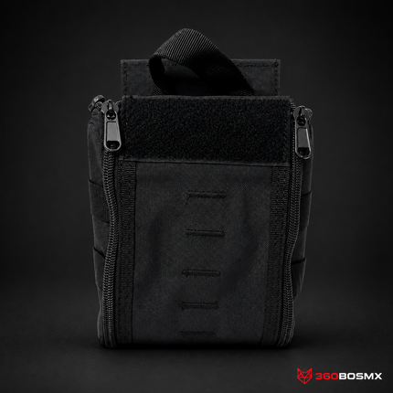 Bolsa Botiquin Tipo Bandolera MOLLE Doble Cierre Paramédico multiusos GJ952 – Negro