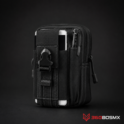 Bolsa Militar Para El Celular Sistema Molle Tactica Calidad 8031s GJP8031s – Negro