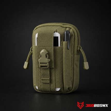 Bolsa Militar Para El Celular Sistema Molle Tactica Calidad 8031s GJP8031s – Verde militar