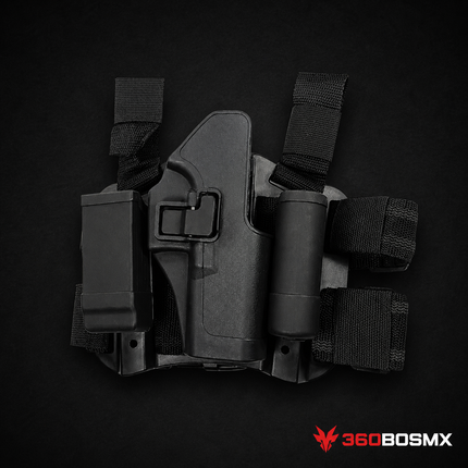 Holster de Pierna SERPA para Glock 17/22/31 PJ046 – Negro
