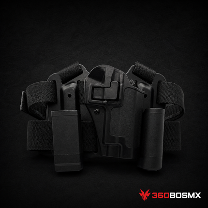 Holster de Pierna SERPA Largo para Sig Sauer P250/P320 PJ179 – Negro