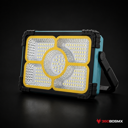 Reflector LED solar DT594 turquesa 360BOSMX