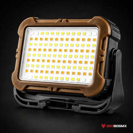 Reflector LED solar MTYX87 bronce 360BOSMX