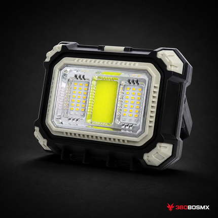 Reflector LED solar NGSD355 negro 360BOSMX