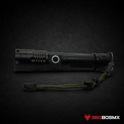 Lámpara de Mano T9 con Indicador de Carga VOG102 – Negro