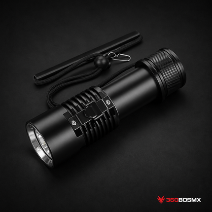 Luz de buceo impermeable LJK VOG120 color negro