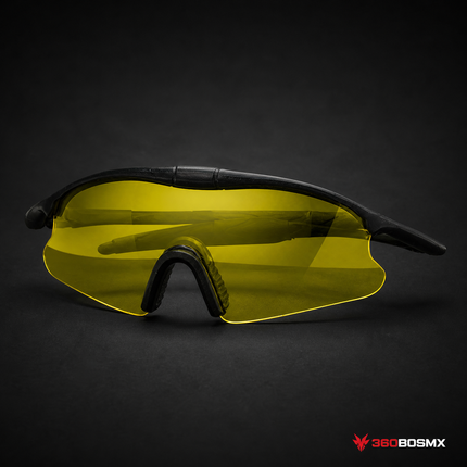Lentes deportivos UV PJ291 color amarillo
