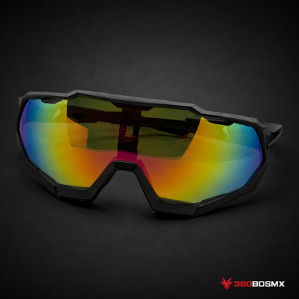 Lentes deportivos UV400 LJK T9312 con mica multicolor - 360BOSMX