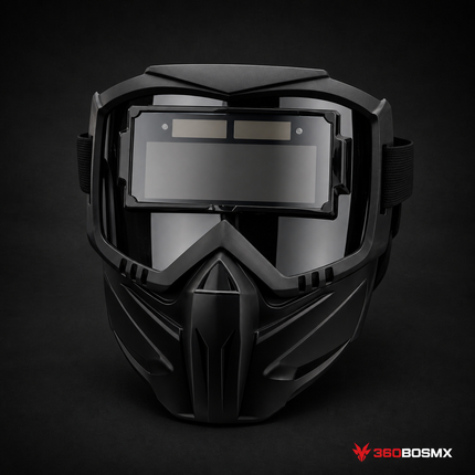 Careta de soldadura autooscurecimiento MJ24 negra