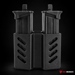 Portacargador Doble Milfort Negro