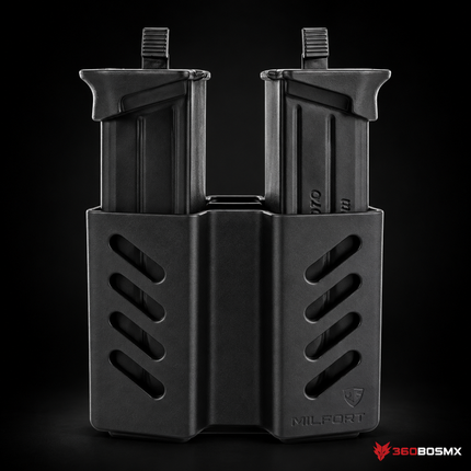 Portacargador Doble Milfort Negro