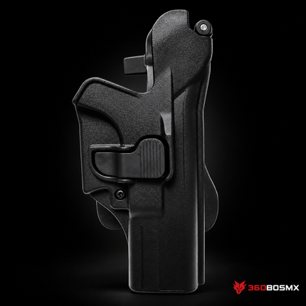 Funda Milfort para Glock 17/19/22 Nivel III Negro