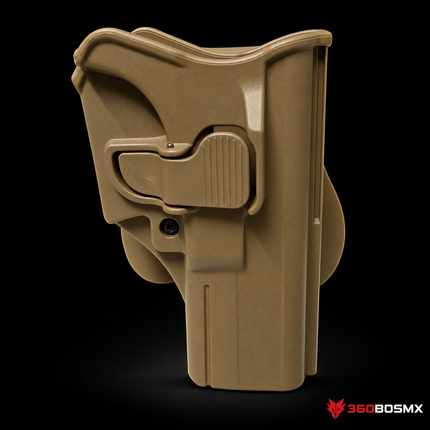 Funda Milfort para Glock 17/19/22 Nivel II Caqui