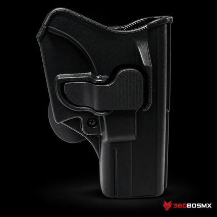 Funda Milfort para Glock 17/19/22 Nivel II Negro