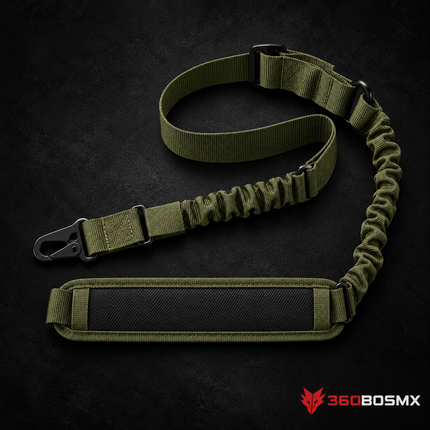 Portafusil Táctico de 1 Punto con Hombrera Verde