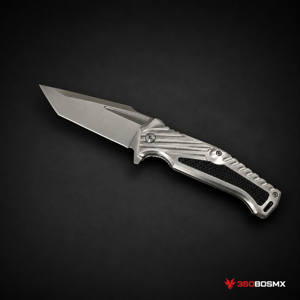 Navaja plegable manual con clip CB140