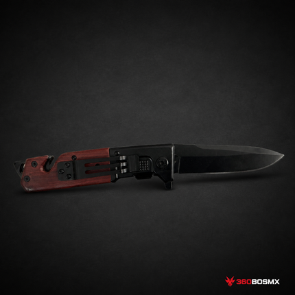 Navaja semi-automática, corta soga, clip, antiderrapante JFDA323