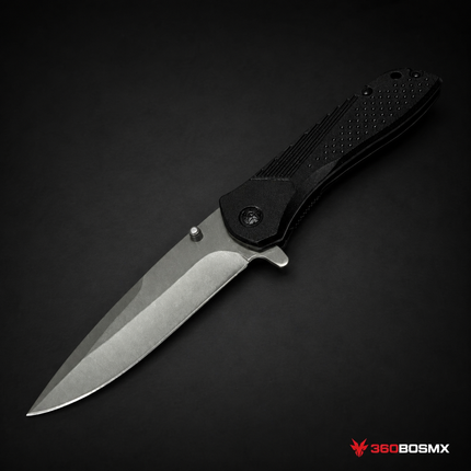 Navaja Plegable Táctica Bolsillo Clip Ergonómica Acero Inoxidable 22.5cm EDC JF849