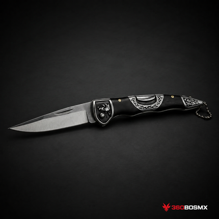 Navaja Táctica Decorativa JF1011 – Negro Brilloso