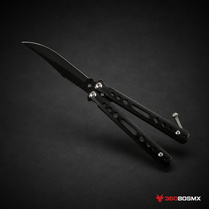 Navaja mariposa JF328 negra