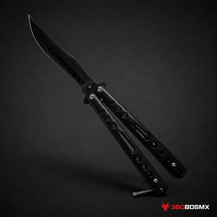 Navaja de bolsillo mariposa JF919 negra