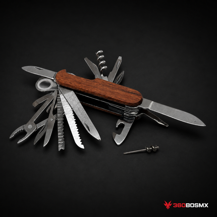 Navaja suiza multiherramienta 16 en 1 W337 madera