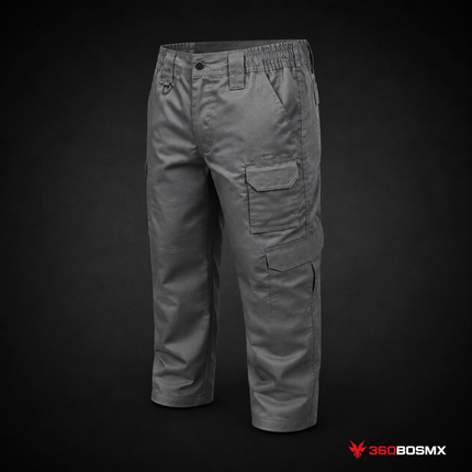 Pantalón Táctico Comando SN088 – Gris, Talla 34