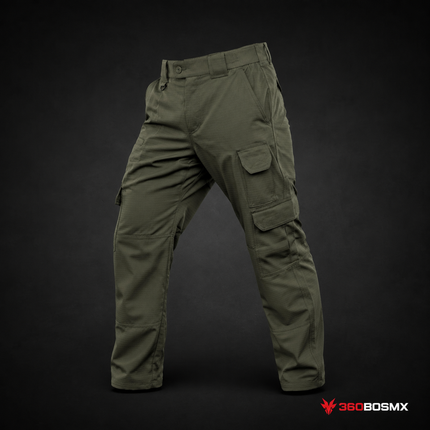 Pantalón Táctico Comando SN088 – Verde, Talla 40