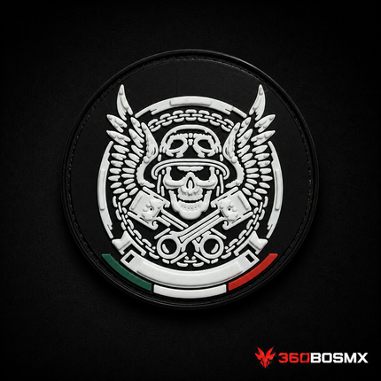 Parche Ángel Calavera GJP QZ00 – Negro