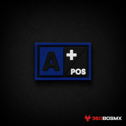 Parche Tipo de Sangre A+ GJP QZ00 – Azul