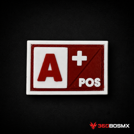 Parche Tipo de Sangre A+ GJP QZ00 – Rojo