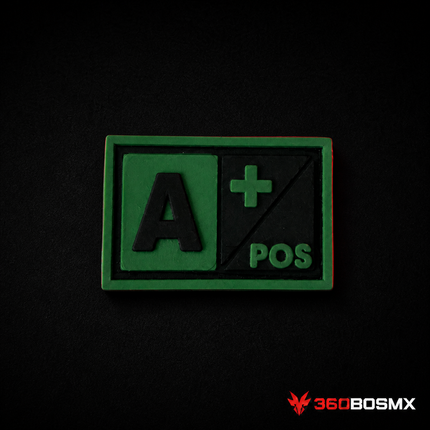 Parche Tipo de Sangre A Positivo QZ00 – Verde