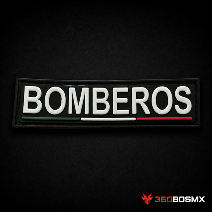 Parche Bomberos 10 cm QZ00 – Negro