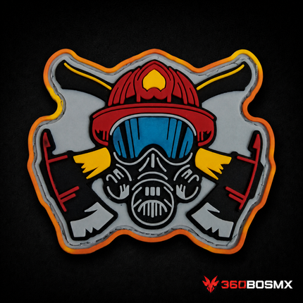 Parche Bombero con Hachas GJP QZ00 – Multicolor