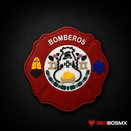 Parche Bomberos Emblema 1 GJP QZ00 – Rojo