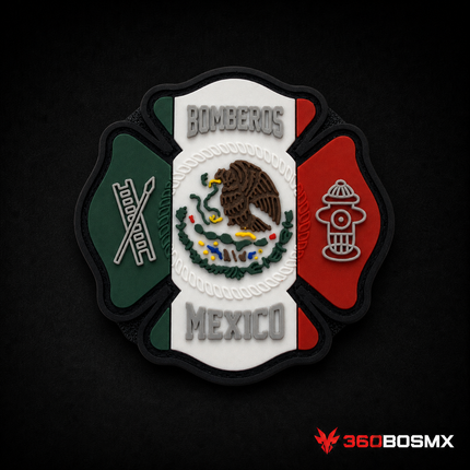 Parche Bomberos México GJP QZ00 – Multicolor