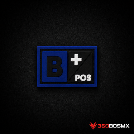 Parche Tipo de Sangre B+ GJP QZ00 – Azul