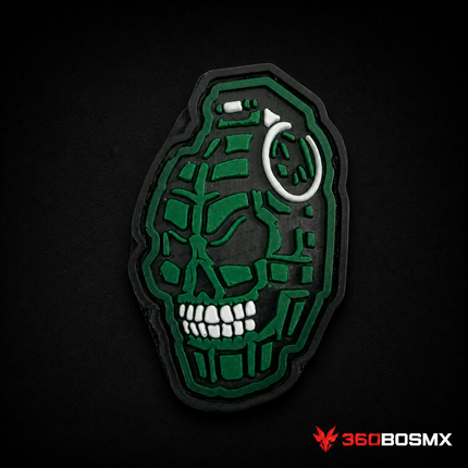 Parche Calavera Militar GJP QZ00 – Verde