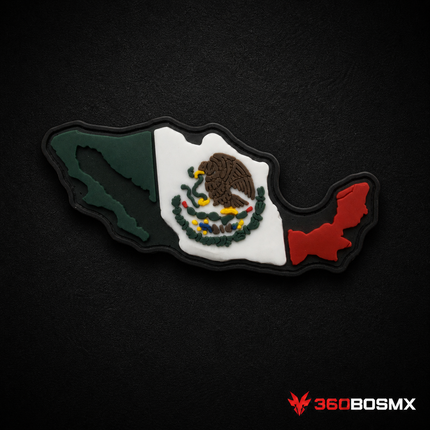 Parche Mapa de México GJP QZ00 – Tricolor