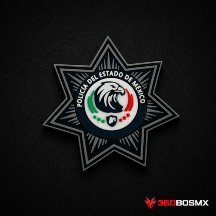 Parche Estrella Policía Estado de México GJP QZ00