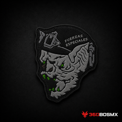 Parche Murciélago Fuerzas Especiales GJP QZ00 – Negro