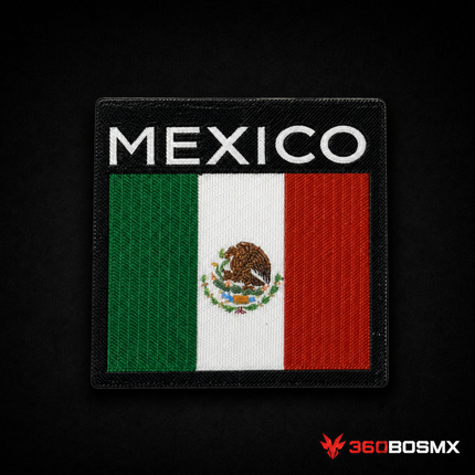Parche México con Letrero 3D GJP QZ00 – Tricolor