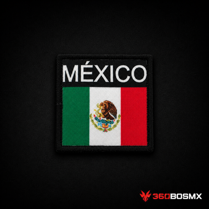 Parche Bandera México con Letrero GJP QZ00 – Tela